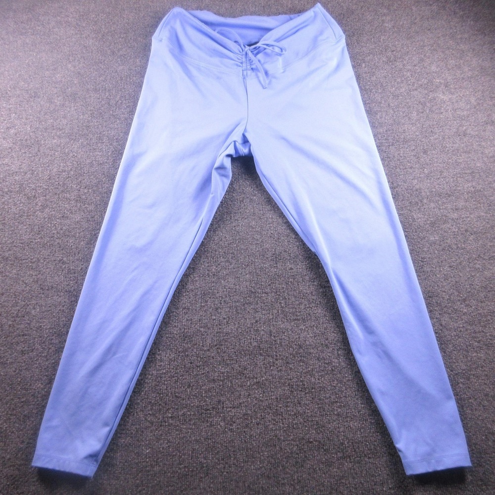 PINK Leggings Womens XL Blue High Rise Ankle Yoga Athletic Stretch Pants